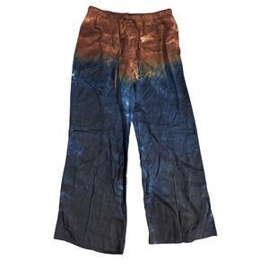 Anthropologie Cloth and Stone Brown and Blue Pants Size Small